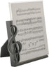 BroadwayGifts Co Black Treble Clef and Sheet Music 5 inch Acrylic Table Top Picture Frame...
