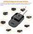 Power Wheel Adapter with Fuse & Switch, Secure Battery Adapter for Ridgid AEG 18V Hyper Lithium Battery, with 12 Gauge Wire,Good Power Convertor f...