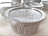100 Aluminum Foil Muffin Cupcake Ramekin 4oz Cups with Lids Disposable...