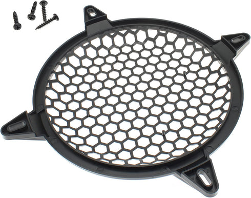 FDXGYH 2 Pack 10 Inch Speaker Grill Subwoofer Grill Waffle Grill Guard Protector Cover with Mounting Screws for Home Audio,Black...