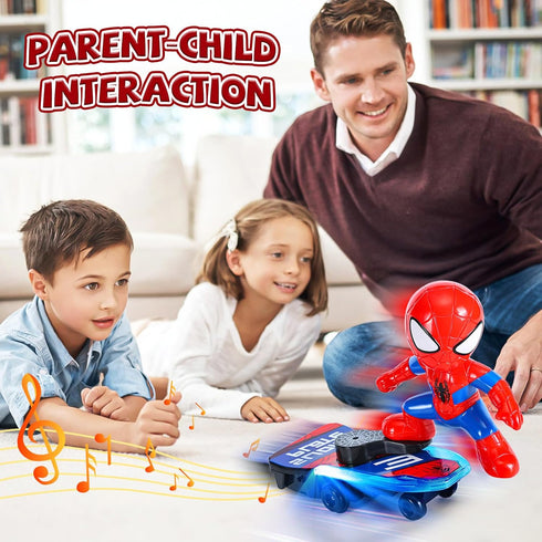Dancing Kids Toys for Boys 4-6 Years Old, Spin Robot Toys for Boys with Colorful Flashing Lights & Music, Interactive Toddler Kids Gifts Toy for 3...