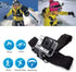 4 in 1 Chest Strap and Head Mount for Gopro Hero 12, 11, 10, AKASO EK7000, Brave 4, V50, Dragon Touch, WOLFANG Action Cameras...