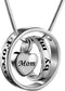 Cremation Jewelry No Longer By My Side, Forever In My Heart Carved Locket Memorial Necklace Keepsake Urn Pendant...