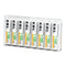 EBL 8 Pack AAA Ni-MH Rechargeable Batteries AAA Batteries ProCyco Technology (Typical 1100mAh, Minimum 1000mAh)...