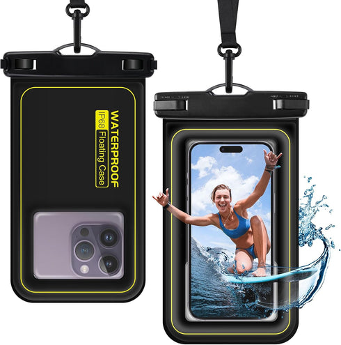 IP68 Waterproof Phone Pouch Floating: 2024 Cruise Ship Essentials Travel Must Haves Dry Bag for Vacation Beach Kayak Boat Accessories, Water proof...