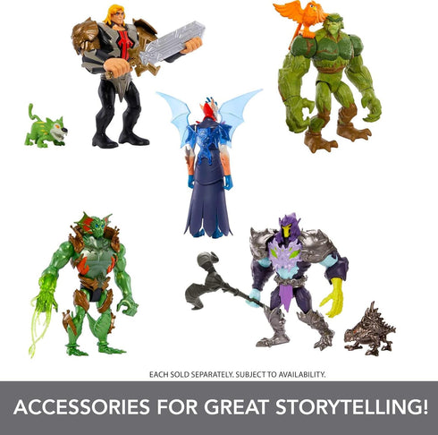 Masters of the Universe and He-Man Toy, Skeletor Savage Eternia MOTU Collectible Action Figure with Accessories...