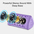 Prosonic BT3 Portable Wireless Bluetooth Speaker with 10W Stereo Sound & Bass Boost -Rich Sound & Intense Bass -Bluetooth 5.0 -Microphone -IPX5 - ...
