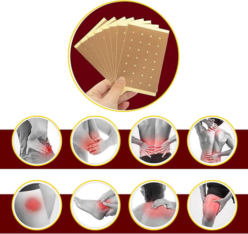 64 Pcs Ultra Strength Red Tiger Heat Patches - Effective Muscle and Joint - 8 Packs of 8 Each for Shoulder, Knee, and Neck...