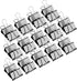 Medium Binder Clips, 48 Pack, 1-1/4 Inch, 1.25 Inch, Standard 32mm, Black, Medium Clips, Fold Clamp, Medium Binder Paper Clips, Medium Size, Offic...