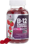Vitamin B12 Energy Gummies - Extra Strength 4500 mcg Energy Chews for Metabolism & Nervous System Health Support, B-12 Gummy Chewable Supplement f...