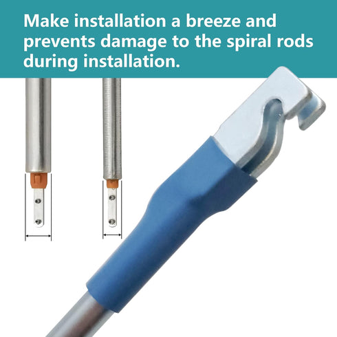 Window Tension Tool For Tilt Spiral Balance H 3787, Engage the Balance and Insert Into the Proper Window Shoe, Pack of 1, Silver, 2 Year Warranty...