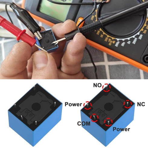 10PCS 5-Pin Terminals 5VDC Power Relay PC Board Relay for Industrial Control Automotive Electronics Safety Systems Household Appliance SRD-05VDC-S...