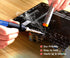 LDK Soldering Iron Kit, Electric Soldering Gun Welding Tools with ON/OFF Swicth, 30g Solder, Solder Flux Paste, Heavy Duty Holder, Cleaning Sponge...