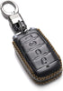 Vitodeco Genuine Leather Smart Key Fob Case Cover Protector Compatible with RAM 1500, RAM 2500, RAM 3500 2019 - 2025 (4-Button, Black)...