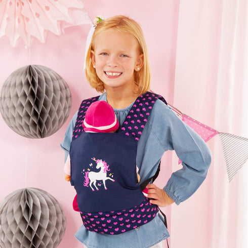 Bayer Deluxe Doll Carrier, Blue with Unicorn...