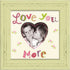 Dimensions Love You More' Photo Frame Embroidery Kit by Catchy Heck Studio, 5'' x 5''......
