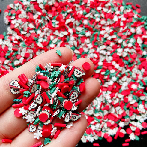 EHOPE Fake Sprinkles Fake Christmas Sprinkles Fake Candy Sprinkles Clay Sprinkles Polymer Sprinkles Polymer Clay Slices for Nail Art DIY Crafts Ca...
