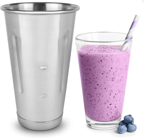 EHOMEA2Z Malt Cup Stainless Steel Ice Cream Milkshake Commercial Grade 30 oz (1)...