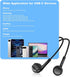 USB C Headphones for iPhone 15/15 Pro/ 15 Pro Max USB Type C Wired Earbuds with Microphone & Remote Control for iPad Pro, Samsung Galaxy S23 S22 S...