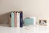 russell+hazel Mini Bookcloth Signature 3 Ring Binder, Office Supplies, Denim, 8” x 9”...