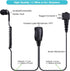 2-Pack Walkie Talkie Earpiece, 2.5mm/3.5mm 2-Pin in-Ear Walkie Talkie Headset with PTT Mic, Compatible with Motorola Two-Way Radios......