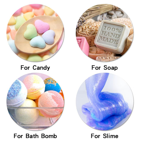 Food Flavoring Oil - Concentrated Candy Flavors, 6 Liquid Lip Gloss Flavoring Oil, Almond Butter Pecan Pistachio Flavor Oil for Baking, Cooking, S...