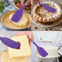 Silicone Spatulas Set, Rubber Spoon Spatula Heat Resistant Spoonula One Piece Design Seamless Spatula Non-Stick Scrapers Baking Mixing Tool (Purpl...