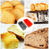 2 Pack Silicone Square Cake Pan,8x4 Inch Bread Loaf Pans,Silicone Baking Pan Non-Stick, Easy Release,Baking Pan for Baking -for Homemade Bread,Toa...