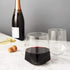 Viski Raye Faceted Crystal Wine Glasses Set of 2, No-Lead Premium Crystal Clear Glass, Modern Stemless, Wine Glass Gift Set, 20 oz...