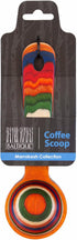 Baltique Marrakesh Collection Wooden Coffee Scoop – Colorful Birch Wood Reusable Scoop for Ground Coffee, Protein Powder & More...