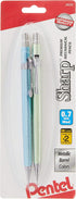 Pentel Sharp Mechanical Pencil (0.7mm) Metallic Barrels, Assorted Barrel Colors, 2-Pk (P207MBP2)...