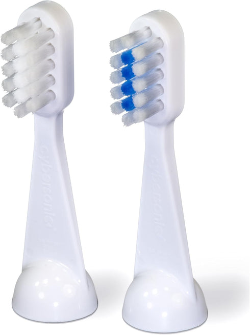 Cybersonic Traditional Replacement Brush Heads, 2 Pack, Compatible With All Cybersonic Electric Toothbrushes...