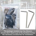 2020 Corner Bracket Kit,20pcs Corner Brackets 40pcs Hex Screws 40pcs Slide Nuts,40pcs Washers and 2pcs Hex Wrenchs for Slot 6mm 20s Aluminum Extru...