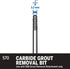 Dremel 570 1/8-Inch Carbide Grout Removal Bit,Black...