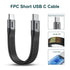 2-Packs Short USB C Cable, (5inch) Thunderbolt 4 USB 4 Cable with 40Gbps Data Transfer 240W PD Fast Charging 8K@60Hz, Compatible for iPhone 15 Pro...