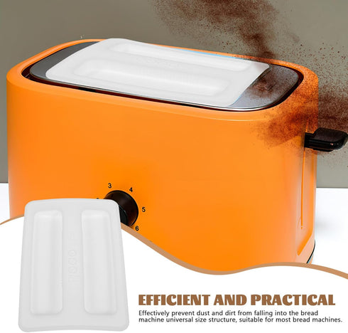 Bread Toaster Silicone Toaster Lid 2 Slice Toaster Cover Bread Maker Cover Toaster Appliance Top Cover Sandwich Upper Lid Toaster Machine Part Acc...