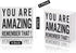 Inspirational Wooden Box Sign You are Amazing Remember That Wood Box Sign Home Decor Motivational Quote Desk Decor Thank You Gift for Home Office ...