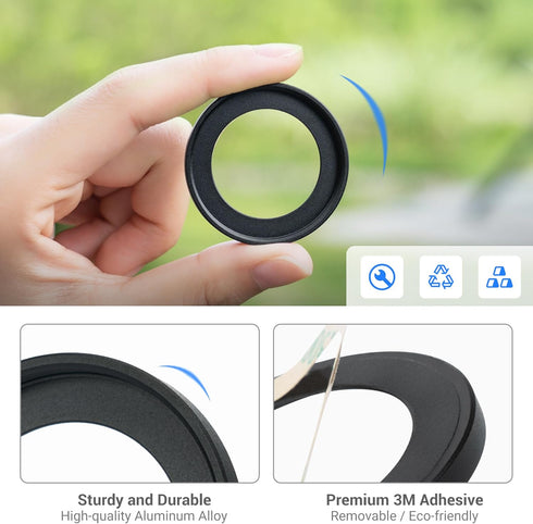 Adherent Thread Filter Adapter Lens Adapter Ring for Canon V10 Camera, V10 Lens Adapter Installing 37MM UV CPL ND Filter, Includes 37mm Snap-On Le...