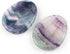Artistone Rainbow Fluorite Crystal Chakra Thumb Worry Stone Teardrop Reiki Healing Stone Pocket Palm Stones for Anxiety Stress Relief Meditation T...
