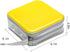 CD Case, 40 Capacity CD/DVD Case Holders Wallet Hard Plastic DVD Disc Cases Storage Binder for Car Home Office Travel (Yellow)...