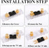 TopstrongGear Solid Brass 0/2/4 Gauge 300Amp ANL Fuse Holder with 300Amp Fuses(2 Pack) (300 Amp)...