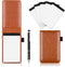 Xhwykzz 7 Pcs Small Pocket Notepad Holder Set, Pocket Notebook with pen for offices, schools, restaurants (Brown)...