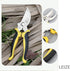 Leize Garden Pruning Shears, Premium Multi-Function Antiskid Stainless Steel Floral Shears, Thickened Pruner for Flowers, Branches and Leaves (Red...