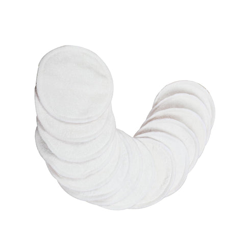 wegreeco Nursing Breast Pads (14 Pack) + Laundry Bag & Travel Storage Bag, 4.7 inch - Washable & Reusable Breastfeeding Nursing Pads (Rose Gold, L...