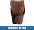 Car Shift Knob Cover Universal Vehicle Interior Shift Gear Cover Trim Accessories Decorative Faux Leather Brown...