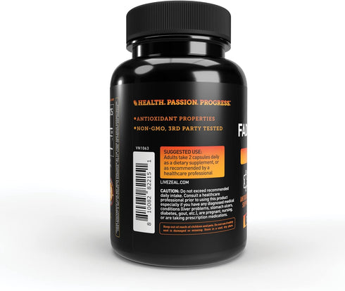 Fadogia Agrestis 700mg - 120 Count | Non-GMO & 3rd Party Tested Powerful Antioxidant Support Supplement...