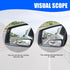 Pack-2 Car Side Rearview Mirror Blind Spot Mirror, 3.74" x 1.41" Car Parking Auxiliary Mirror, HD Convex Curved Wide Angle Looking Glass, Universa...