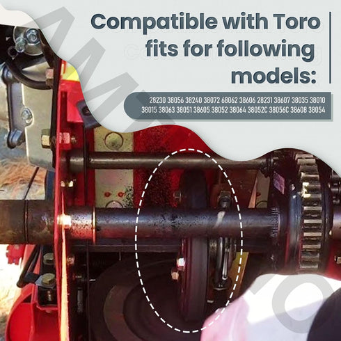 37-6570 Friction Wheel (ID: 1" OD: 4-1/2") for Toro Lawn mower, Also for Snap-per SnowBlowers Drive Disc 1-7226, 7017226, 7017226YP, 4, 5 & 8 HP S...
