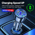 5 in 1 Car Charger Adapter,75W High Power Cigarette Lighter Adapter,QC3.0/PD Super Fast Charging Car Phone Charger Compatible with iPhone 14 13,iP...