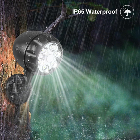 Battery Motion Sensor Light Outdoor, 600 LM Battery Operated Motion Lights Outdoor Waterproof 360° Adjustable 6 LED Motion Sensor Outdoor Lights, ...